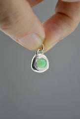 Chunky Chrysoprase Charm OOAK